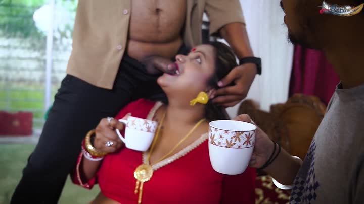 Screenshot Of Mallu Bhabhi Gangbang (2025) Hindi GoddesMahi Short Films